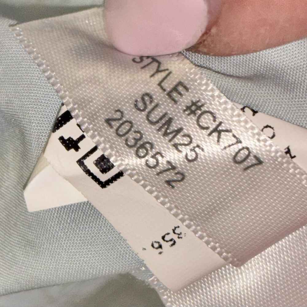 NWT J.Crew Pintuck mixy dress Large Edgewater Light Blue Preppy Midi Flowy - Picture 14 of 14